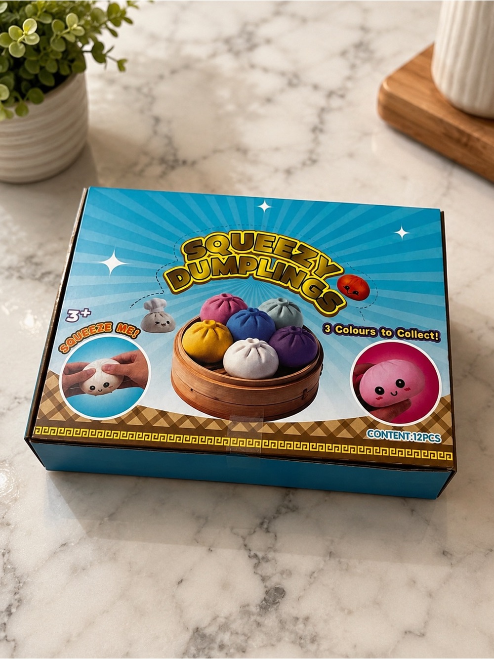 12 Pack Squishy Dumplings Blind Box Set - sensory viral - Picture 3 of 6